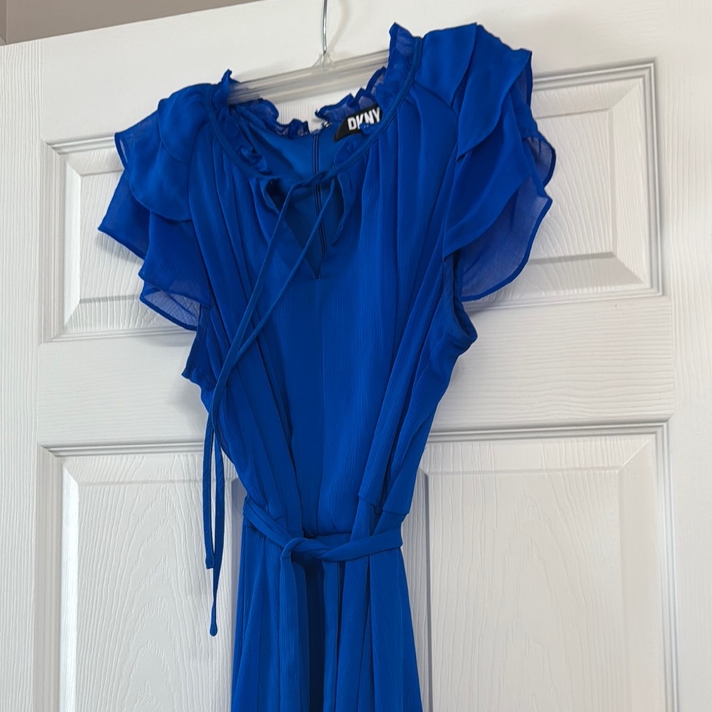 Blue Ruffled Dress - Picture 5 of 5